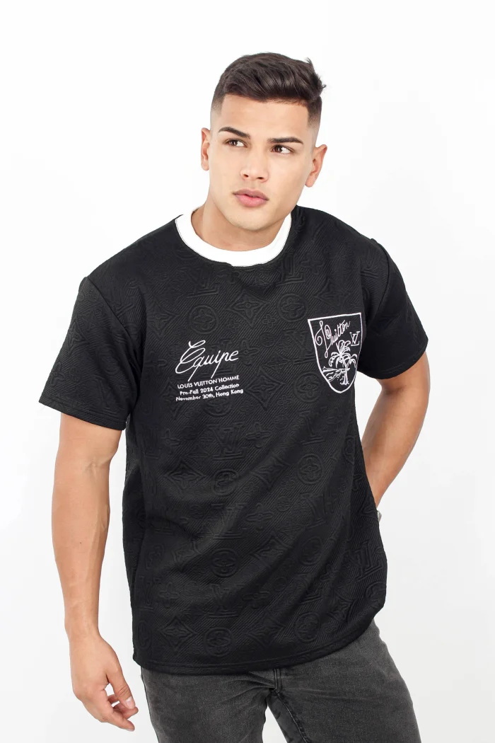 Camiseta para hombre texturizada manga corta LOUIS VUITTON