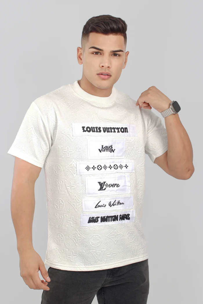 Camiseta para hombre texturizada manga corta LOUIS VUITTON