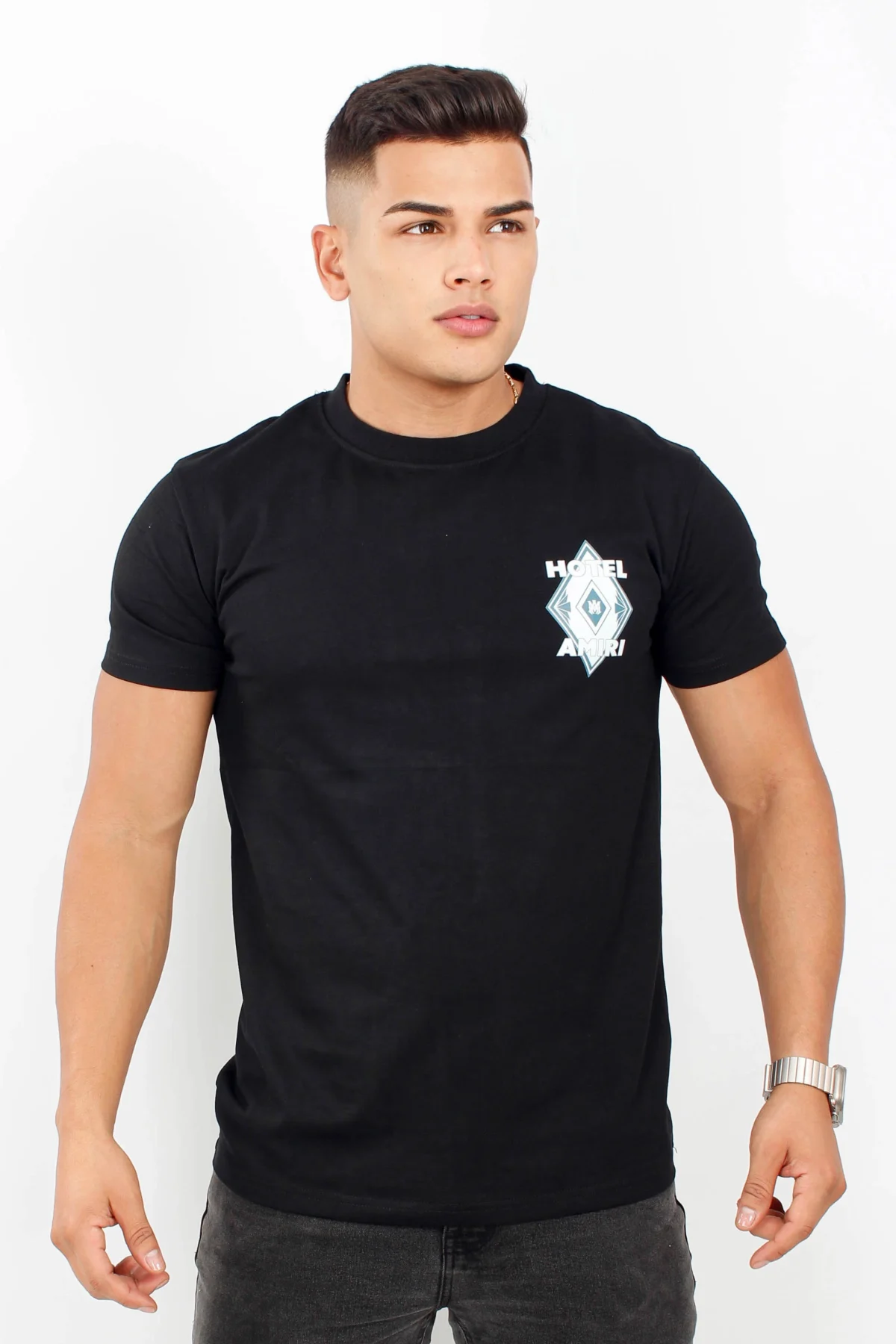 Camiseta para hombre manga corta HOTEL AMIRI - Imagen 2