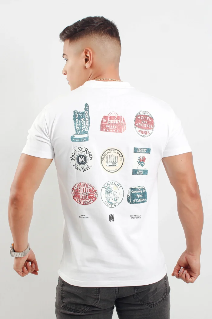 Camiseta para hombre manga corta HOTEL AMIRI