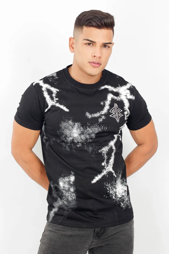 Camiseta para hombre manga corta con diseño BALENCIAGA