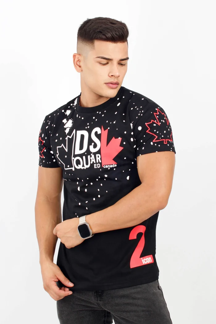 Camiseta para hombre manga corta DISQUARED 2
