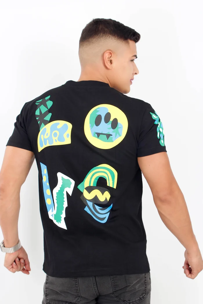 Camiseta para hombre manga corta con diseño BARROW