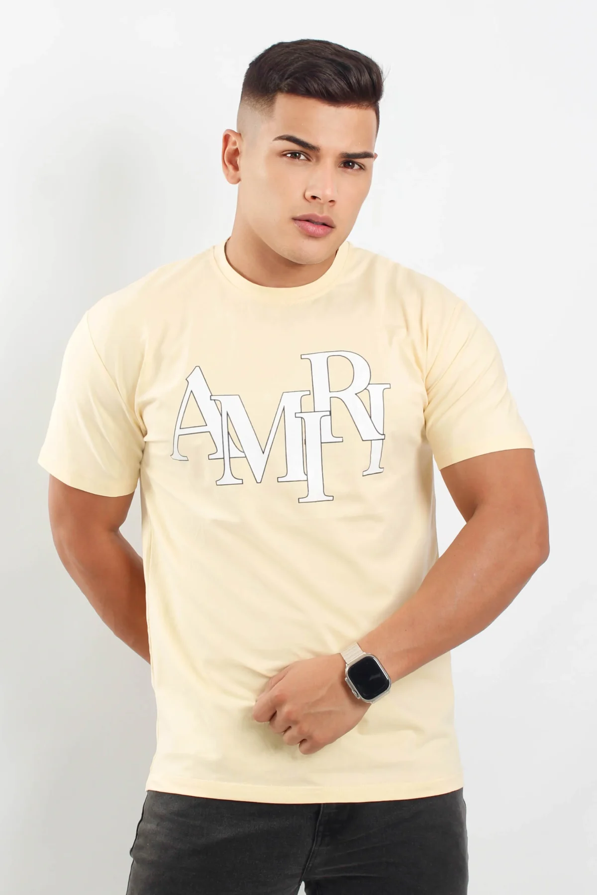 Camiseta básica para hombre manga corta AMIRI - Imagen 3