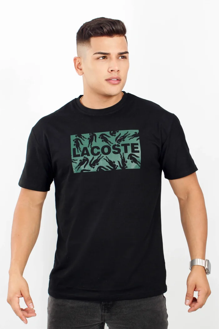 Camiseta básica para hombre manga corta LACOSTE