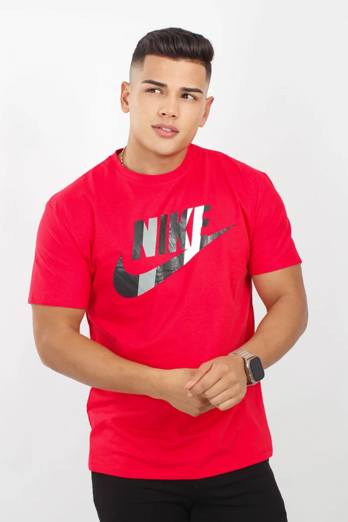 Camiseta manga corta, estampada, cuello redondo básica NIKE